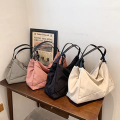 Canvas Shopper Tote Handbag for Women High Capacity Women's Shoulder Bags