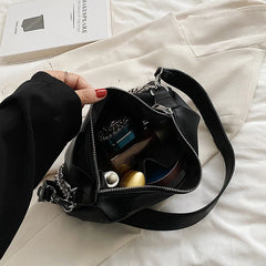 Chain Shoulder Bags For Women Small Crossbody Bags PU Leather Women's Handbags