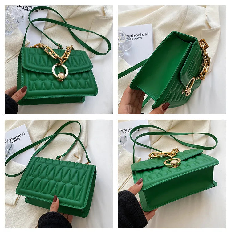Diamond Lattice Crossbody Bag for Women Shoulder Handbag