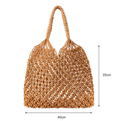 Crochet Handbags for Women Female Bag Large Totes Bag Women's Summer Beach Bag