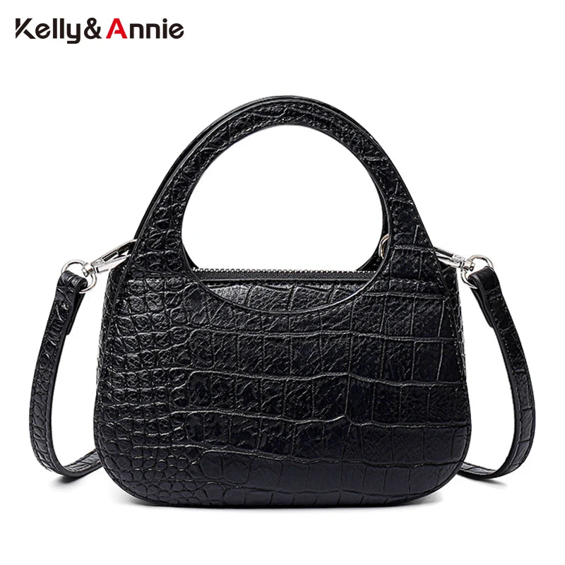 Crocodile Pattern Women Handbag Top Handle Shoulder Bags