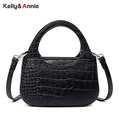 Crocodile Pattern Women Handbag Top Handle Shoulder Bags