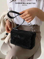 Diamonds Top Handle Bags for Women Summer Women's Shoulder Bag