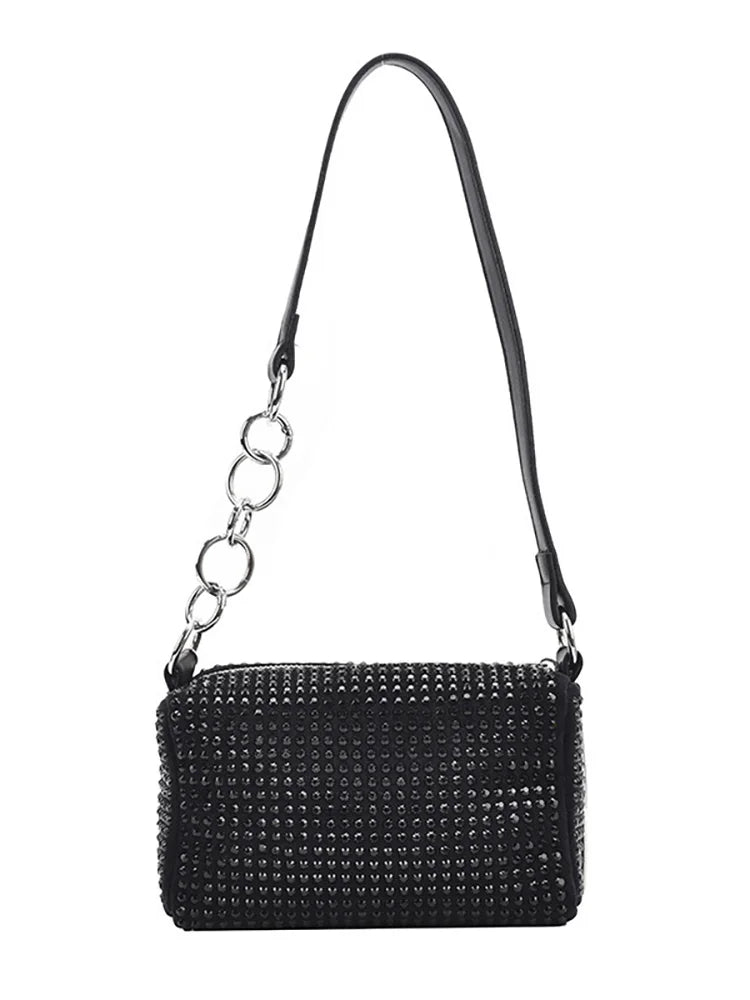 Diamonds Top Handle Bags for Women Summer Women's Shoulder Bag