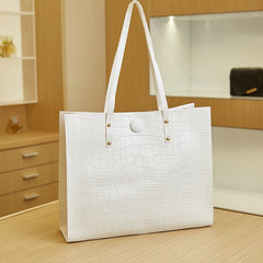 Stylish Crocodile Leather Shoulder Bag for Women
