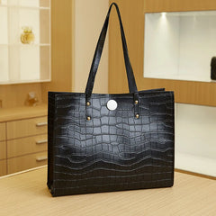 Stylish Crocodile Leather Shoulder Bag for Women