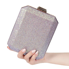 Pink Clutch Bag Women Evening Phone Purse Ladies Shoulder Bag