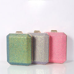 Pink Clutch Bag Women Evening Phone Purse Ladies Shoulder Bag