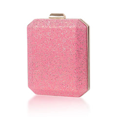 Pink Clutch Bag Women Evening Phone Purse Ladies Shoulder Bag