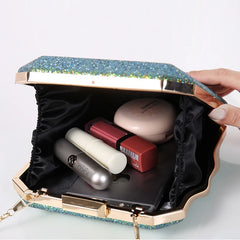 Pink Clutch Bag Women Evening Phone Purse Ladies Shoulder Bag