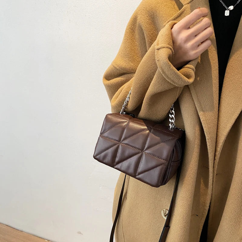 Mini Shoulder Bag Satchel Style Leather Small Crossbody Bags for Women