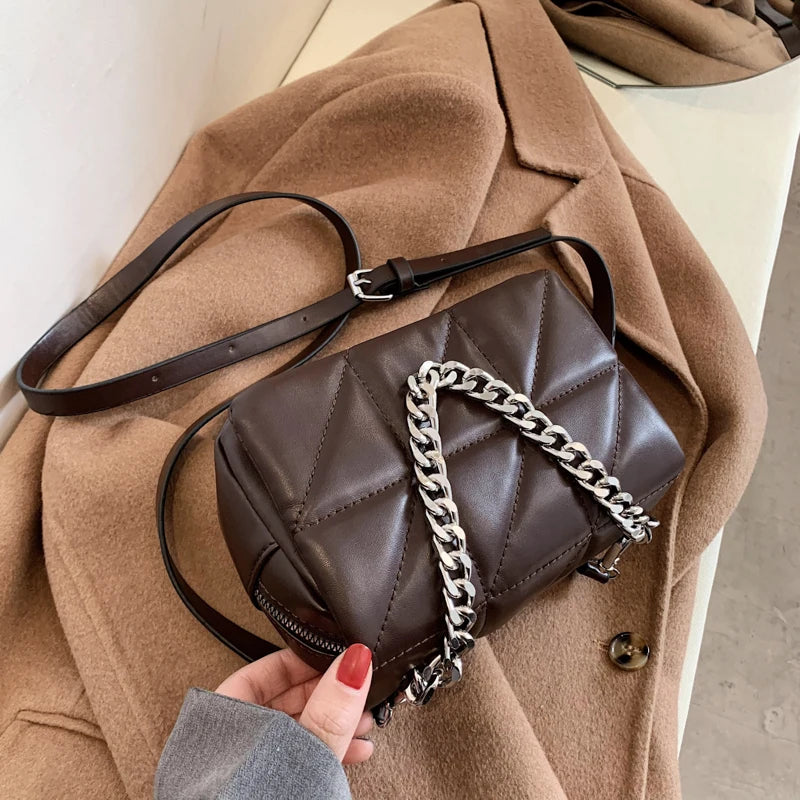 Mini Shoulder Bag Satchel Style Leather Small Crossbody Bags for Women