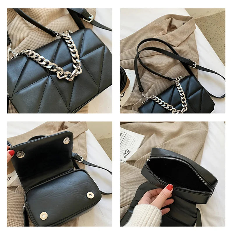 Mini Shoulder Bag Satchel Style Leather Small Crossbody Bags for Women