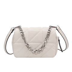 Small Nylon Crossbody Bag Women Satchel Style Shoulder Mini Chain Clutches