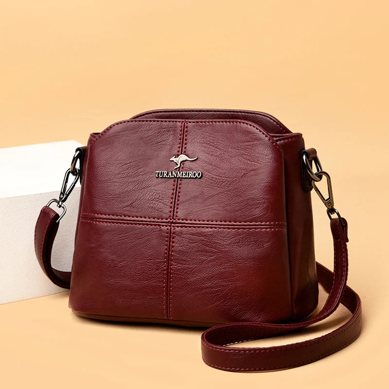 Women's Large Capacity Shoulder Messenger Bag Casual Crossbody Tote Bag
