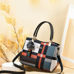 Women's Crossbody Bag Hairball Shoulder Messenger Totes
