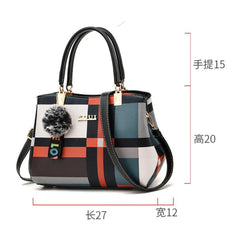 Women's Crossbody Bag Hairball Shoulder Messenger Totes