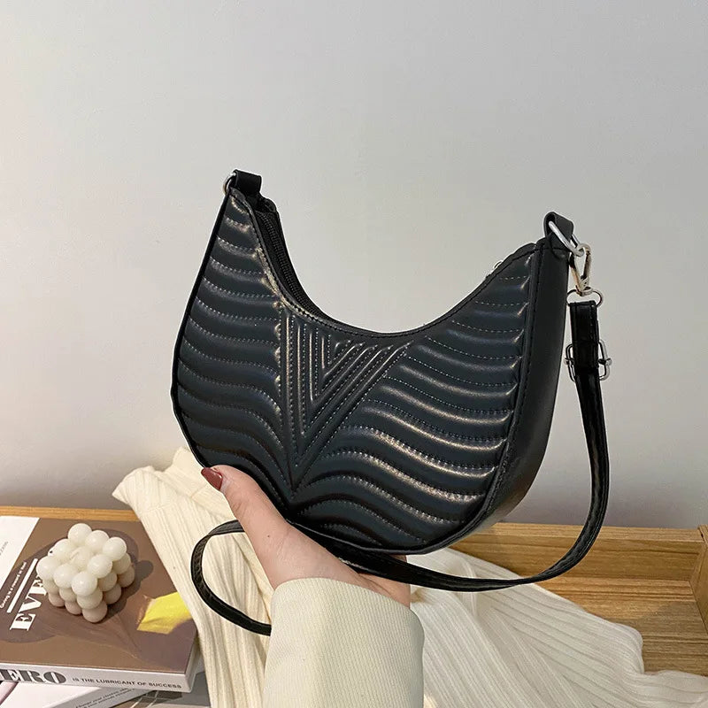 Soft Dumplings Shoulder Bag Tote for Women Elegant Clutch Purse