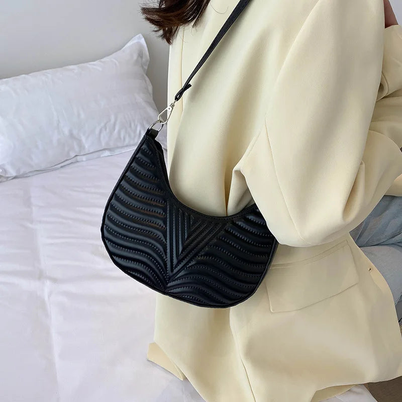 Soft Dumplings Shoulder Bag Tote for Women Elegant Clutch Purse