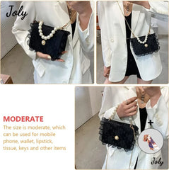 Pearl Purse Bag Women Chain Bag Shoulder Bag Cross Body Bag
