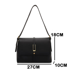 High Leather Crossbody Messenger Bag for Women Shoulder