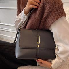 Leather Crossbody Messenger Bag Women Shoulder Bag
