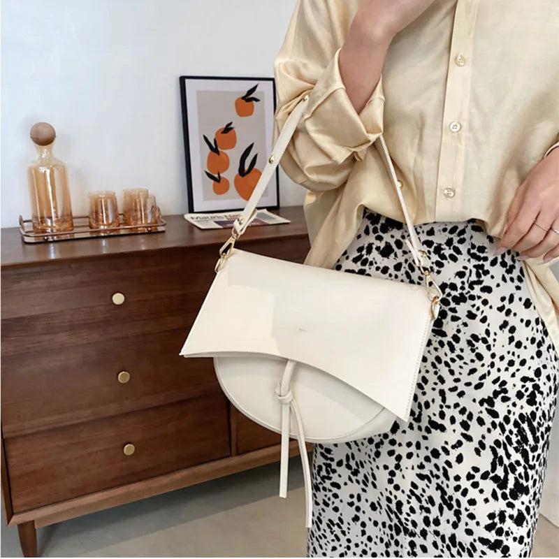 Retro PU Leather Shoulder Bag Women Crossbody Tote Travel Phone Purse