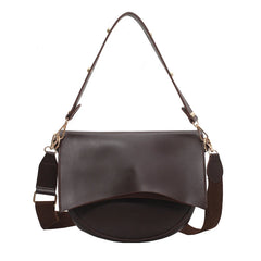 Retro PU Leather Shoulder Bag Women Crossbody Tote Travel Phone Purse