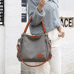 Canvas Shoulder Crossbody Bags Female Messenger Bag Purses And Handbags
