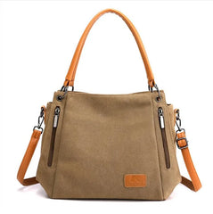 Canvas Shoulder Crossbody Bags Female Messenger Bag Tote