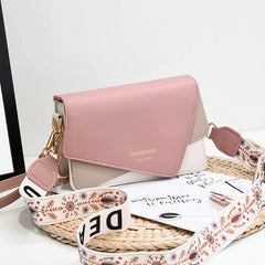 Women's Multi-color Messenger Shoulder Bag Small Square Bag