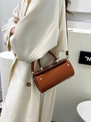 Small Shopper Pu Leather Shoulder Crossbody Bags Women's Tote Bag