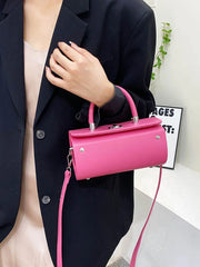 Small Shopper Pu Leather Shoulder Crossbody Bags Women's Tote Bag