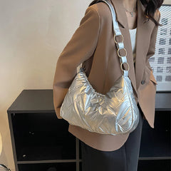 Women's Cotton Crossbody Bag for Winter Shopping