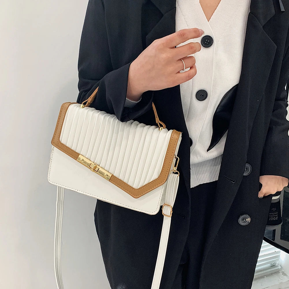 New Chain Crossbody Bags For Women 2pcs Shopping Shoulder Bag Female Purse