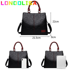 Lady Tote Handbag PU Leather Casual Crossbody Bags for Women