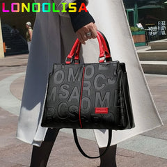 Lady Tote Handbag PU Leather Casual Crossbody Bags for Women
