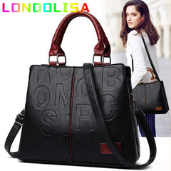 Lady Tote Handbag PU Leather Casual Crossbody Bags for Women
