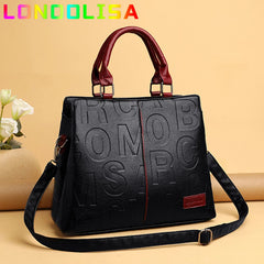 Lady Tote Handbag PU Leather Casual Crossbody Bags for Women