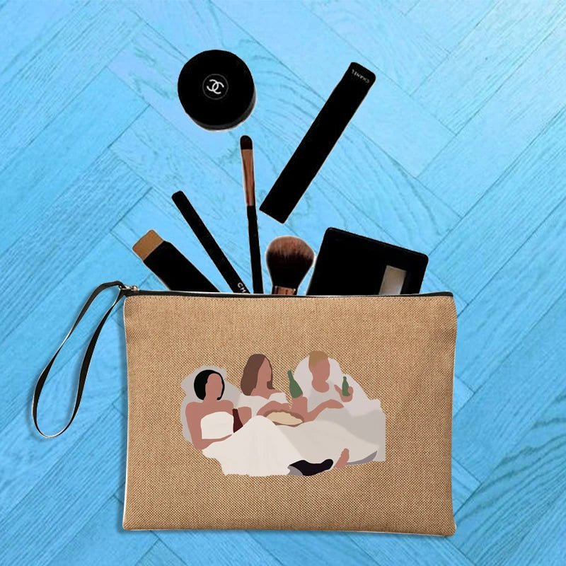 Makeup Bag Pattern Travel Cosmetic Student Pencil Bags Gift