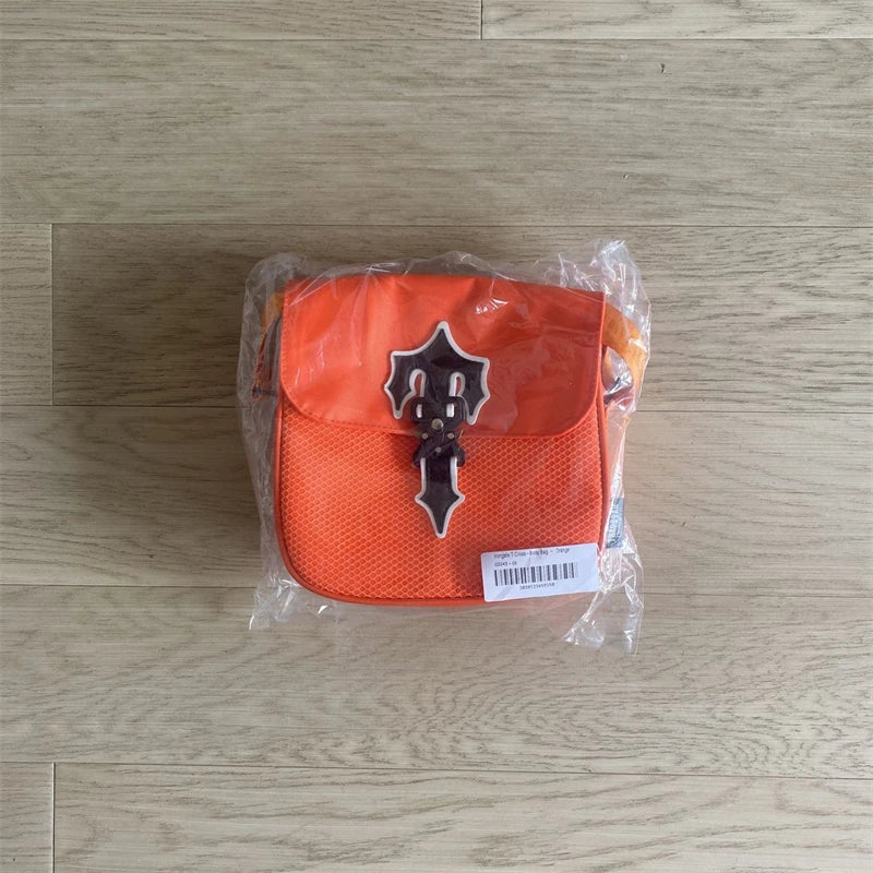 Orange Messenger Bag High Street Star Men's Wallet Handbag 1:1