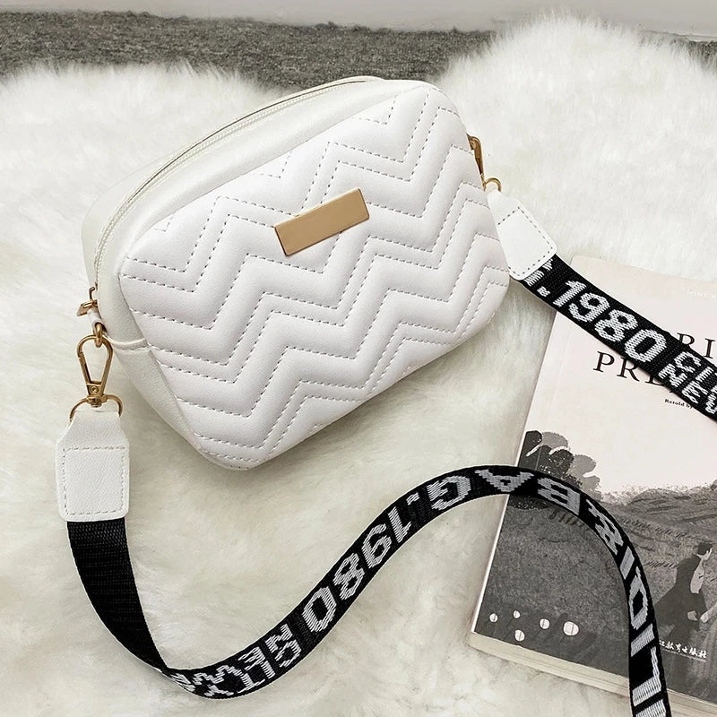Solid Leather Messenger Bag Ladies Shoulder Bag Handbag