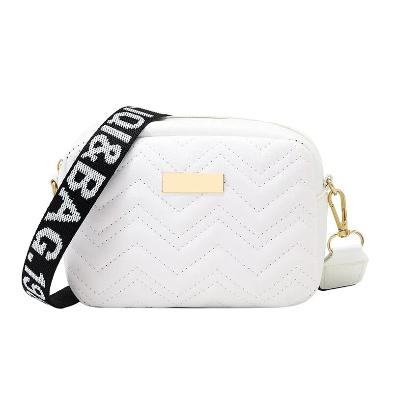 Solid Leather Messenger Bag Ladies Shoulder Bag Handbag