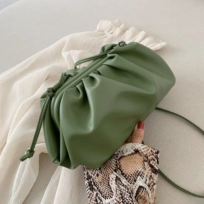 Cloud Shape Women Clutch Bag Shoulder Messenger Bag Small Crossbody Handbag