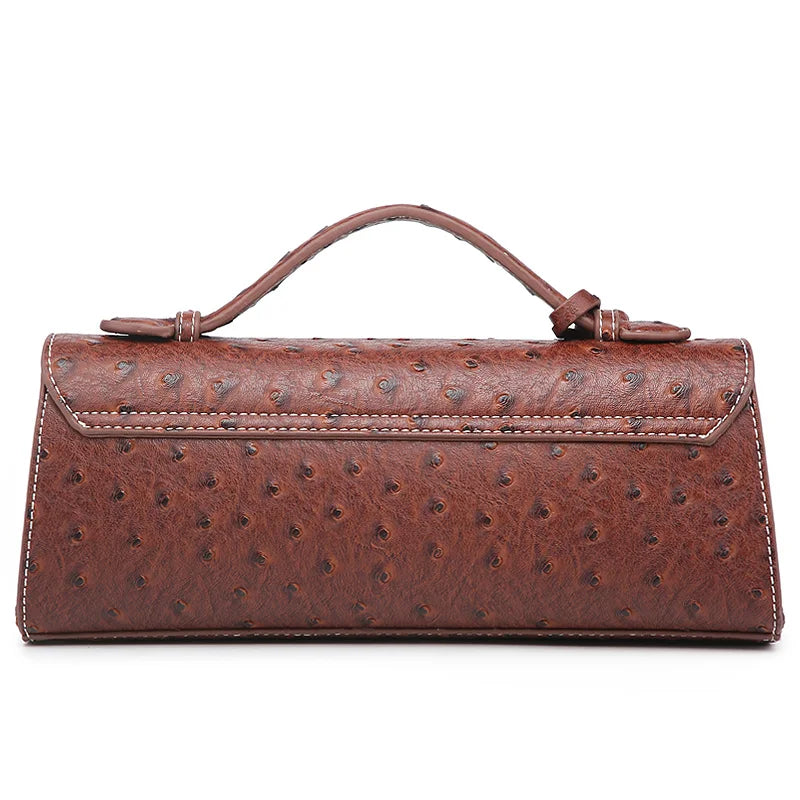 Ostrich Women Bags Handbag Ladies Tote Bag Female Long Tote Shoulder Bag