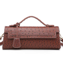Ostrich Women Bags Handbag Ladies Tote Bag Female Long Tote Shoulder Bag
