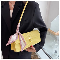 Shoulder Bag Summer Women Texture Pu Leather Underarm Bags All-match Handbags
