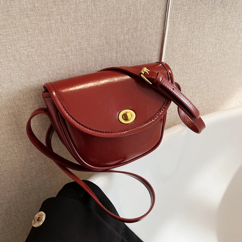 Small Crossbody Bag for Girls Solid Messenger Bag