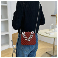 Small Clip Bag Party Clutch Handbags For Women Ins Shoulder Bag