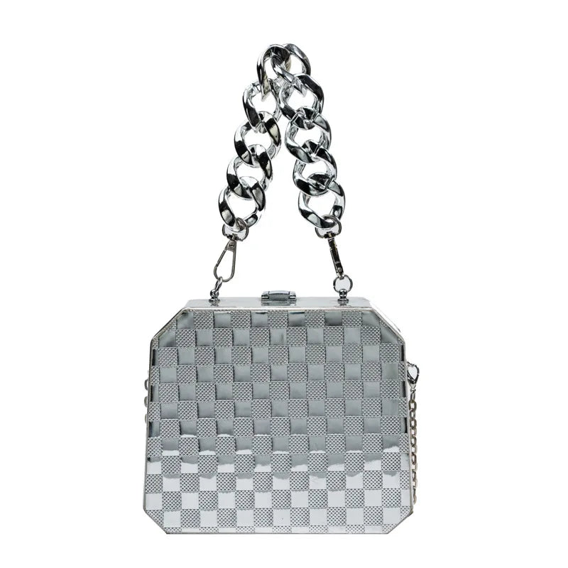Small Clip Bag Party Clutch Handbags For Women Ins Shoulder Bag